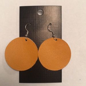 Leather earrings